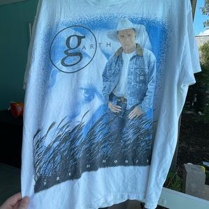 Garth brooks fresh horses world tour tee size L